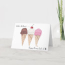 Buscar helado de vainilla tarjetas Fresa