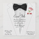 Buscar smoking negro invitaciones Formal