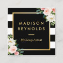 Buscar marco floral blanco tarjetas de visita Moderno