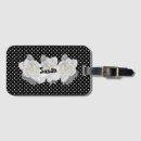 Buscar flores bonitas etiquetas para maletas Blanco