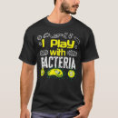 Buscar juego con las bacterias camisetas Química
