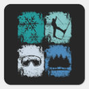 Buscar esquiador pegatinas Invierno