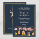 Buscar coral boda invitaciones Azul marino