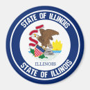 Buscar bandera de illinois imanes Estados unidos