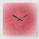 Buscar diseño abstracto moderno relojes de pared Rosa