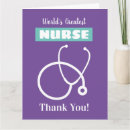 Buscar aprecio de la enfermera tarjetas Médico