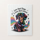 Buscar parachoque puzzles Cumpleaños de dachshund