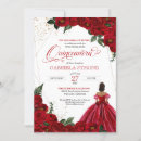 Buscar floral blanco rojo Quinceañera