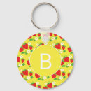 Buscar estampado de flores llaveros Monograma
