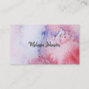 Buscar acuarela azul tarjetas de visita Profesional