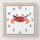 Buscar cangrejo náutico relojes de pared Playa