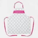 Buscar quatrefoil delantales Elegante