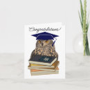 Buscar búho de tarjetas de graduacion Pájaro