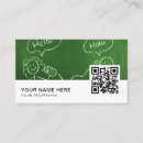 Buscar bilingüe tarjetas de visita Comunicación