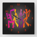 Buscar la danza relojes de pared Baile