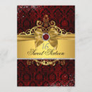 Buscar damasco rojo y negro invitaciones Para todos