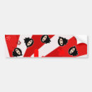 Buscar ninja pegatinas parachoque Negro