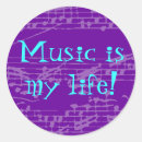 Buscar la música es mi vida pegatinas 1 ᵉʳ roca