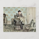 Buscar máquina de coser tarjetas Victoriana