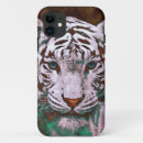 Buscar gatos grandes iphone fundas Tigre blanco
