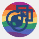 Buscar símbolos gay pegatinas Arco iris