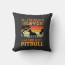 Buscar amor del pitbull cojines Lobo