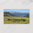 Buscar mountains tarjetas de visita Naturaleza