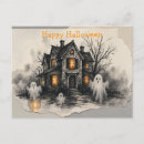 Buscar fantasmas de halloween postales Casa embrujada