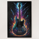 Buscar guitarra eléctrica puzzles Músico