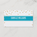 Buscar confeti del fiesta tarjetas de visita Estilista