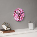Buscar piscina relojes de pared Mosaico