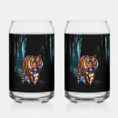 Buscar tigre cerveza vasos Naranja