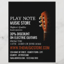 Buscar escuela de música flyers General y unisex