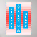 Buscar rayas negras posters Tipografía