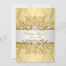 Buscar vintage glamour invitaciones Oro