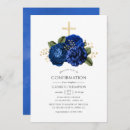 Buscar azul real invitaciones Floral