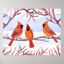 Buscar cardenales rojos posters Árbol