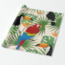 Buscar loros papel de regalo Tropical