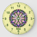 Buscar números amarillos relojes de pared Para ella
