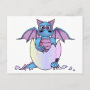 Buscar dragones azules postales Dragón