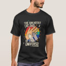 Buscar gato del universo camisetas Más grande