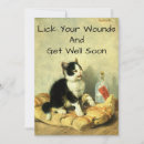 Buscar herido tarjetas Gatito