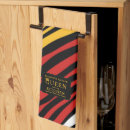 Buscar amarillo y negro paños de cocina Para ella
