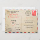 Buscar correo aéreo invitaciones Retro