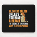 Buscar perros caza de alfombrillas de raton Blanco y negro