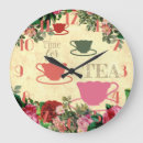 Buscar rosas vintage relojes de pared Chic