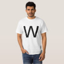 Buscar letra w camisetas Letras