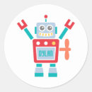 Buscar robot vintage pegatinas Ciencia ficción