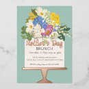 Buscar el día de madre moderno invitaciones Brunch
