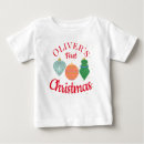 Buscar mi primer navidad bebe ropa Árbol de navidad